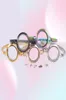 Bangle 5pcs 316l parafuso de aço inoxidável 30 mm Mistura misturada Gesto de pulseira de 78 polegadas para mulheres joalheria3754001