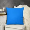 Oreiller azure Blue Throw Couvre le canapé de luxe S décoratif