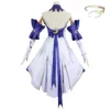 Anime Costumes Honkai Star Rail Robin Cosplay Costume Honkai Cosplay Wig Full Set Halloween Cos Costumes Women Dress Outfit 240411