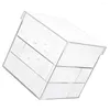 Vases Wallet Transparent Rose Box Clear Preserved Flower Container Holder Acrylic Vase Eternal Case Square Floral Stand