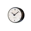 Wall Clocks 75x75mm Silent Quartz Sucker Clock Anti-Fog Waterproof For Kitchen Bathroom Home Decoration