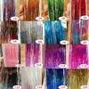17 Pieces Hair Tinsel Kit Accessories Holographic Sparkle Shiny Extensions Women Hippie For Braiding Tools Long 90cm 240408