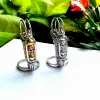 Rings Fashion Handmade Wire Keychain Gift Creative Metal Homemade Car DIY Key Chain Holder Clip On for Men Wome Accessories Lanyard