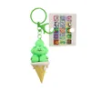 Butter Glass Pig Animal Keychain Pendant Delicate Lovely Pet Frog Panda Doll Stack Game Keyring Bag Trinket Gift