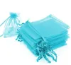 2019 7x9cm 100pcs Organza Gift Candy Sheer Bags Mesh Jewelry Pouches Drawstring Bulk for Wedding Party Favors Christmas 3quotx43901422