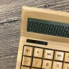 Calculators Functional Desktop Calculator Solar Power Bamboo Calculators with 12digit Large Display Dropshipping