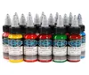 Tatueringsbläckset 60 Kompletta färger Pigment Kit 1oz 30 ml Tatueringsförsörjning för tatuering Kit5217218