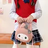 Anime Cartoon Series New Lomi e Meile Plush Toy ombro único Bolsa Crossbody Bol