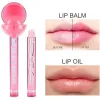 Cute Lip Balm Lip Gloss 2 In 1 Moisturizer Change Gloss Color Waterproof Lip Lips Lip Candy Lasting Long Cosmetics Z5Q9