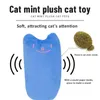 Teeth Grinding Catnip Toys Funny Interactive Plush Cat Toy Pet Kitten Chewing Vocal Toy Claws Thumb Bite Cat Mint For Cats 1pc