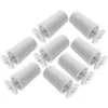 8 st plastfästelement Buffert Stopper Roller Shutters persienner Bamboo Stoppers Mother Core White Aluminium Alloy Window Parts