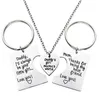 Hanger kettingen Daddy's meisje mama's World Birthday Gifts Familie vriendschap Fashion hart ketting voor zoon zus vader dochter moeder