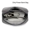 Storage Bags Travel Charger Protective Case Carrying Zipper Cable Organizer Durable 3 Layers Pouch Oxford Cloth Power Bank Bag