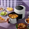 FRYERS Xiaomi Youpin Air Fryer senza olio 8L Fryer Gridiron Gridiron Touch Screen Forno Oven di pollo intero 360 Tempo