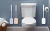 Spazzo da toilette montato a parete morbida spazzola per la toilette per la toilette per la pulizia del bagno a parete per la pulizia della toilette per la pulizia