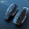 ABS Koolstofvezel Stijl Auto Key Case Cover Shell FOB voor Mercedes A B C E S Klasse W204 W205 W212 W213 W176 GLC CLA AMG W1771405974