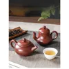 Chinois haute capacité yixing en argile violette forme de poire théière dahongpao ensemble xishi ther pot ménage à main bouilloire personnalisée