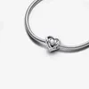 New Arrival 100% 925 Sterling Silver Openwork Mom & Heart Charm Fit Original European Charm Bracelet Fashion Jewelry Accessories