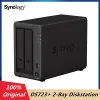 Speichern Original Synology DS723+ 2Bay Diskstation Nas Network Cloud Cloud Speicherdiskutless 2G RAM SATA3 NAS NAS Erweiterbar