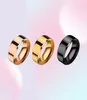 Novo design de 8mm de 8 mm de titânio preto anel inoxidável para homens homens de alta qualidade anel de casal Jóias de casamento Q07087856299