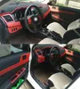 För Mitsubishi Lancer EX 2009-2016 Självhäftande bilklistermärken 3D 5D kolfiberbil klistermärken och dekaler bilstyling accessoarer7979319