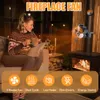 Stove Heat Powered Fan Non-Electric 4-Blade Silent Flue Pipe Hanging Fireplace Fan for Home Wood Burning Stove/Log Burner