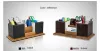 Parts Highgrade Wooden Leather Pen Holder Cute Pencil Case Tv Remote Control Makeup Stationery Organizer Desktop Organizer Set 1095