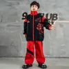 Stage Wear Chinese Style Street Dance Hip-Hop moda peluş ve kalınlaşmış çocuk korosu performans kostümleri