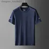 Herrtröjor tröjor stor storlek l-7xl 8xl 9xl sommaren andningsbara mesh mens snabbt torkning av t-shirt tröja nylon t-shirt som kör cool t-shirt c240412