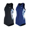 Dames badkleding neopreen surfpak 2 mm uit één stuk vrouwen snorkelende kajakken kitesurf vest warme uitslag bewakers korte mouw duiken