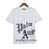 Vêtements de créateurs haut de gamme pour Angles PA Lettre de marque T-shirt à manches courtes imprimées pour hommes et femmes Loose High Street Casual Half Mancheve avec 1: 1 étiquettes originales