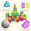 Dekompressionsleksaksblock Kids Magnet Magnetic Tiles Toys Preschool Stem Construction Designer Byggnadsblock Bricks Education Toy for Children Gifts 240412