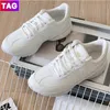 مصمم نسائي أحذية باريس الفاخرة CR-01 02 Calfskin Sneakers Women Triple White Black Sports Shoe Lady Cel Leather Platfor