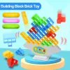 16-64PCS Building Block Brick Toy Balance Stacked Tetra Tower Game Swing High Russian Building Blocks Kid Desktop Party Toys