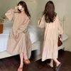 Maternity Dresses Maternity dress Spring Autumn Long Sleeve Loose Dress for Pregnant Women Mom vestidos de fotografia pregnancy photoshoot dress 24412