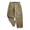 Pantalon masculin Amei Khaki Style vintage Coton Cordire de terre
