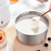 Macher Electric Joghurt Maker Edelstahlbehälter Griechischer Joghurthersteller mit Temperaturkontrollgeräten für die Küche