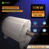 Generatore A Magnete Permanente A Basso numero di giri 10000W 24 V 48 V 96 V 110 V 120 V 220 V 230 V 240 V 380V Alternatore di terre selten pro Turbina eolica