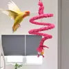 Otros suministros para pájaros accesorios de jaula gruesos de juguete colgando de pie para pájaros pequeños periquitos para mascotas cacatúas
