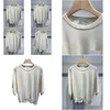 Dames t-shirt dames t shirts lente wol gemengd brunello losse korte mouwen trui trui cucinelli witte druppel levering kleding kleding otrb1