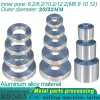 Diameter20 / 22 mm Buspakking M6 M8 m10 m10 m12 platte sluitring metalen schacht mouw Bus Round Hollow No Dread Standoff Spacer