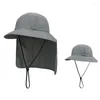 Berets Hat Neck Flap Women String Cap Men Fishing Accessory For Summer Outdoor Beach Sunshine Protection Swimming Hiking Work