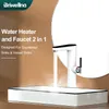 Briwellna Istant Hot Acqua Calzotto 220 V Rapido Acqua Faucet elettrico per lavello da bancone Riscaldamento Tap Tapefascalda per lavabo a flusso