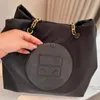 BASSO DI DESIGN TOTE BAG NYLON di alta qualità Borsa di design della catena di hardware di lusso Borsa per la spesa da viaggio per weekend da donna Classic Bagna di grande capacità di grande capacità Dettagli incredibili