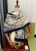 Шерстяные шарфы зимняя весна 100% кашемир G Scarf Fashion Мужчины Женщины Дизайнерские буквы