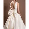 Party Dresses Harajpee Travel Po Wedding Dress 2024 Daglig minimalistisk skogsstil Formell Hepburn Suspender Satin Chic Vestido