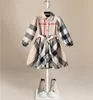 Spring Automne Fashion Fashion Angleterre Girls Robe Girdle Pure Cotton Princesse Princess Girdle Purre