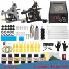 Levert Tattoo Kit Coil Tattoo Hine Set Tattoo Power Supply nedles Tattoo Hine Kit voor beginnersstarttattoo -toevoer