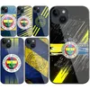 T-Turkey Fenerbahce-e Téléphone pour iPhone 15 14 13 12 11 XR XS XSMAX 8 7 Plus Mini Pro MAX Black Glass Phone Cover