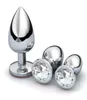 3pcsSet Small Medium Big Smooth Metal Anal Plug Dildo Sex Toys Butt Plugs Gay Anal Beads for WomenMen6619793
